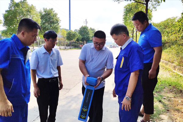 管线探测仪现场演示