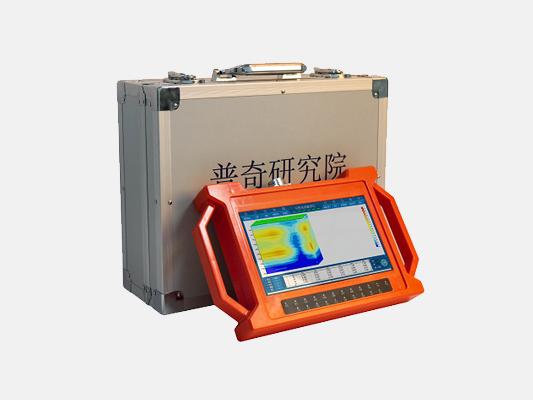 普奇打井找水仪：硬化地面可以用板状电极测量。