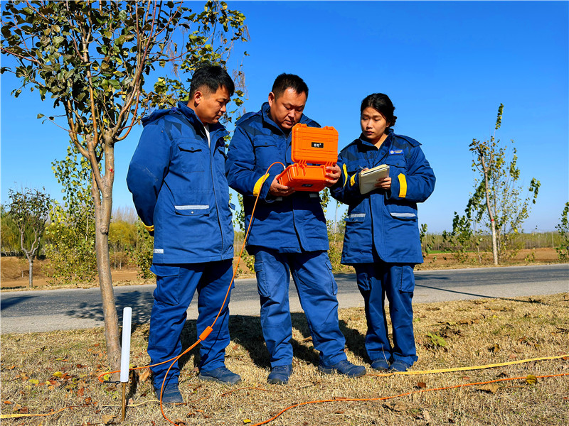 东平黄河河务局：给堤防做“心电图”